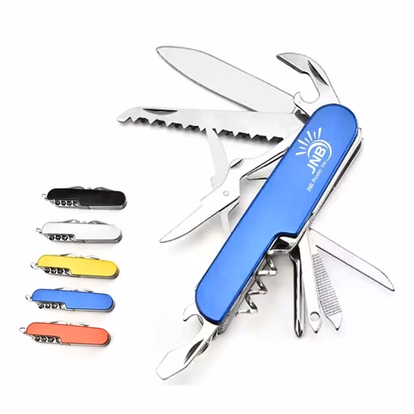 11-in-1 Field Multitool Keychain Pocket Knife