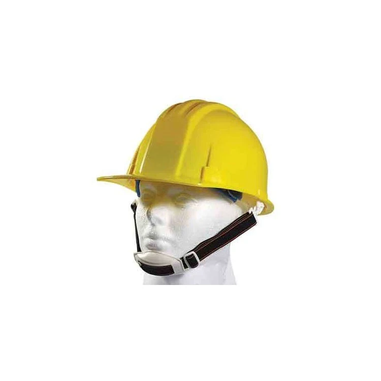 Hard Hat with Adjustable Chin Strap - Yellow 1
