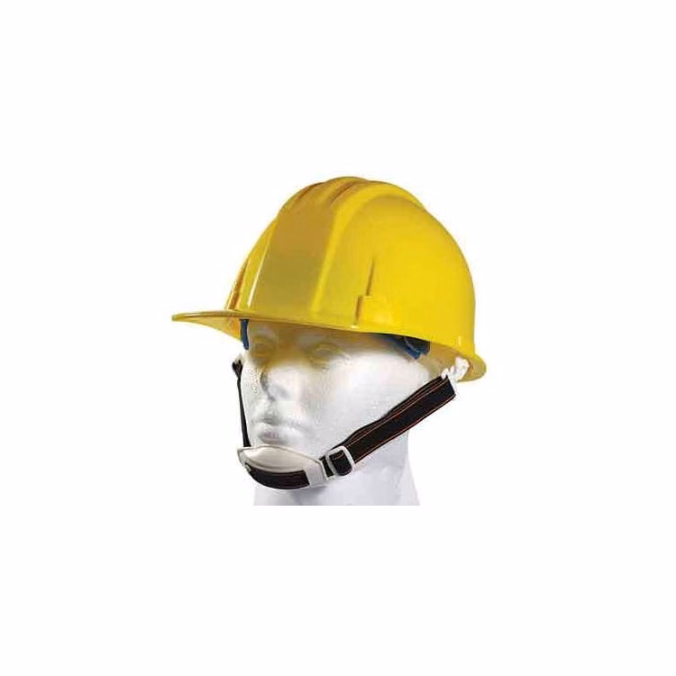 Hard Hat with Adjustable Chin Strap - Yellow