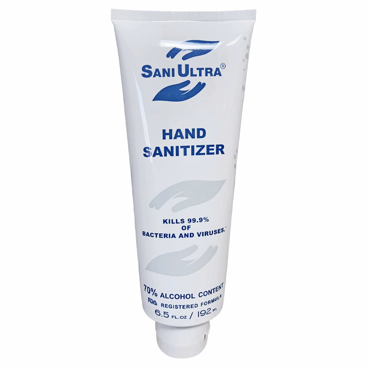 6.5 oz Hand Sanitizer Squeeze Tube Bottle