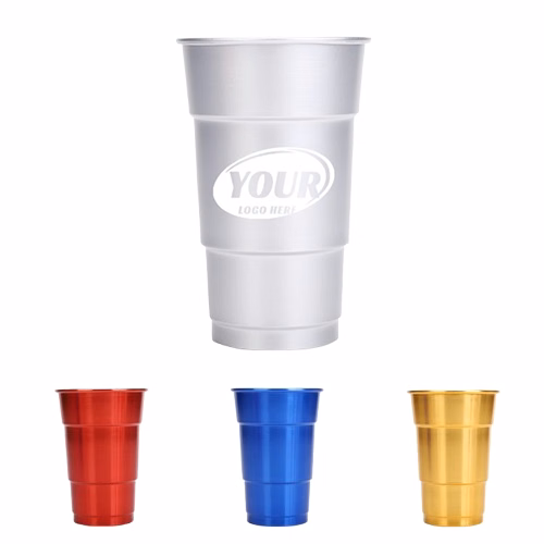 16 Oz Outdoor Reusable Aluminum Drinking Cup