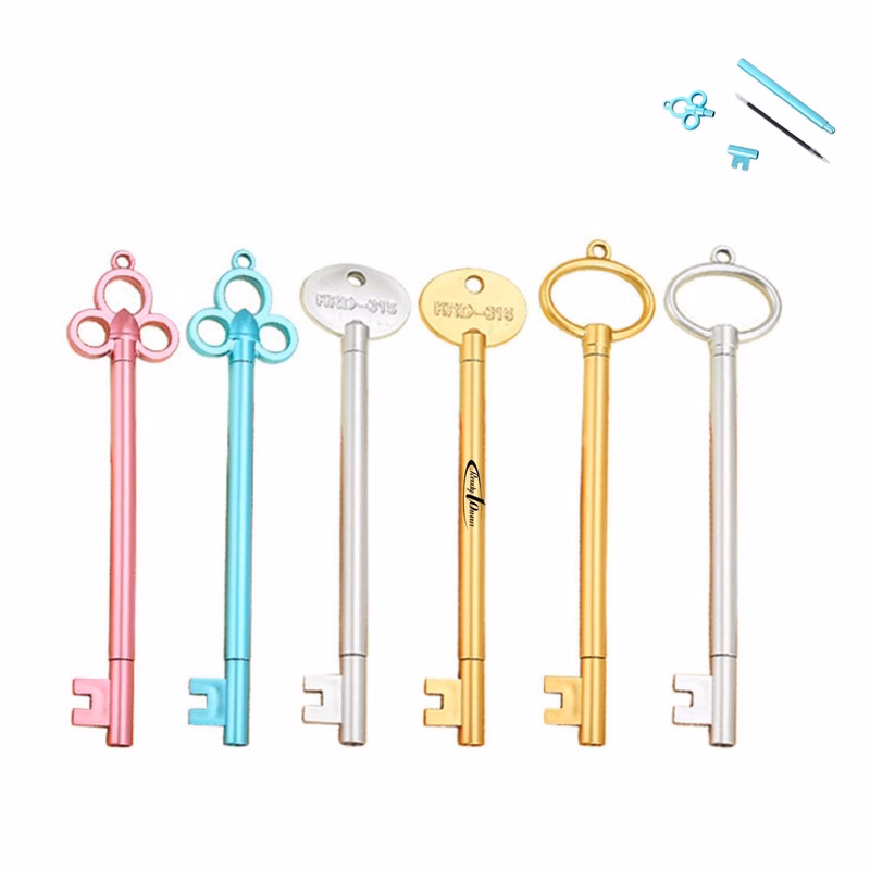 Unique Shaped Plastic Ballpoint Pen With Metallic Finish