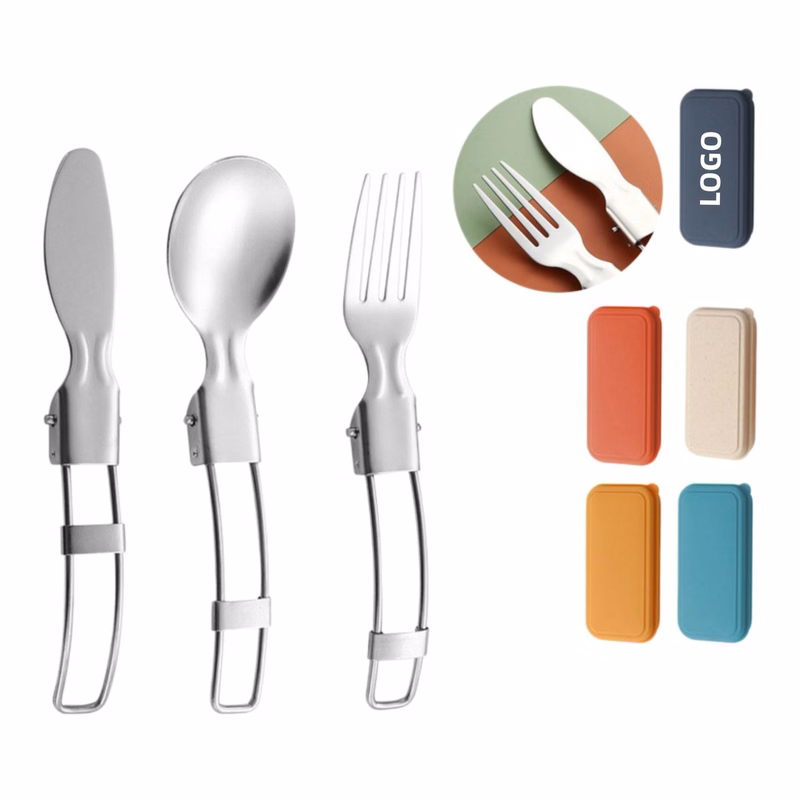 Foldable Knife Fork Spoon Set