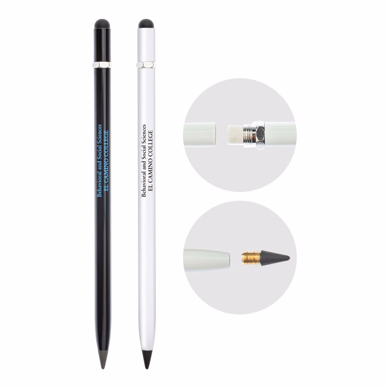 Metal External Pencil writing with Stylus and Eraser