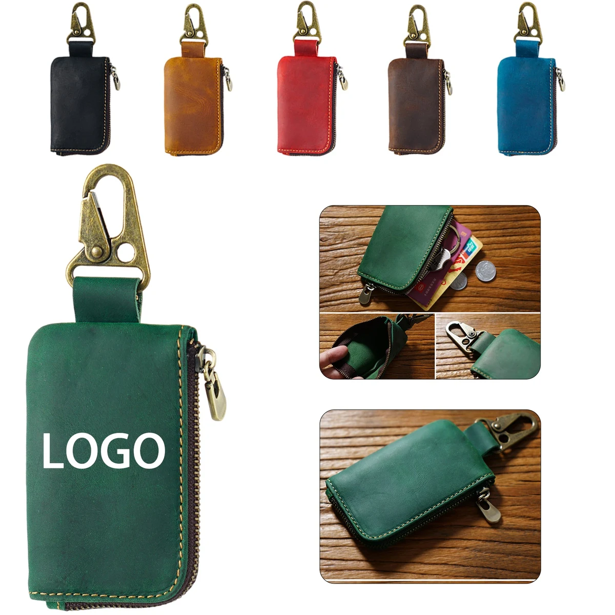 Cowhide Key Case 1