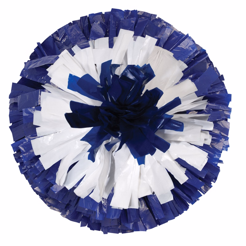 Custom Plastic Show Pom - Bullseye Style