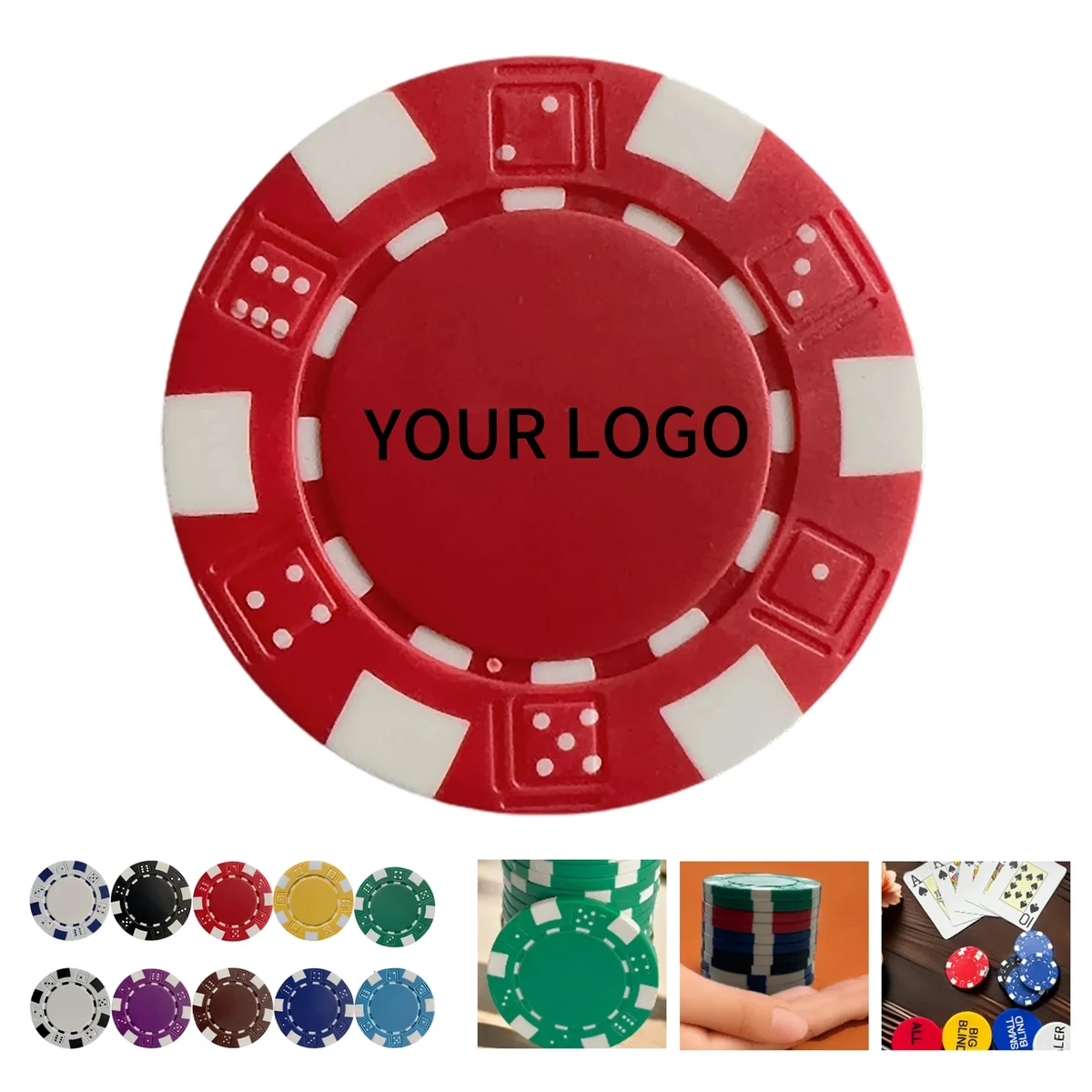 1.6 Inch ABS Poker Chip Strong Compact for Events or Retail 1