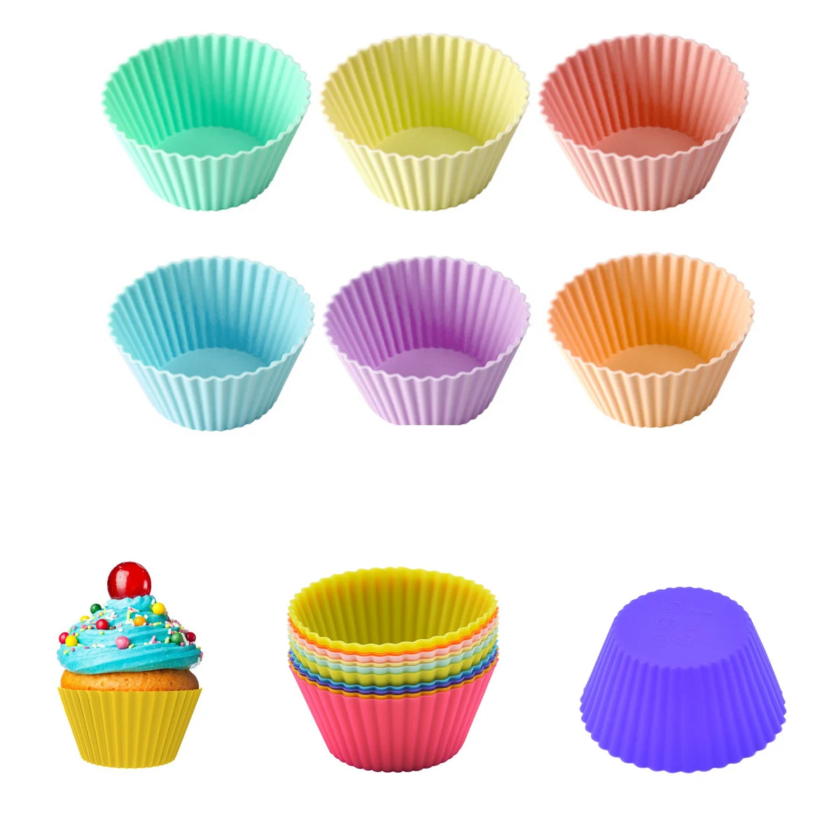 Reusable Silicone Baking Cups 1