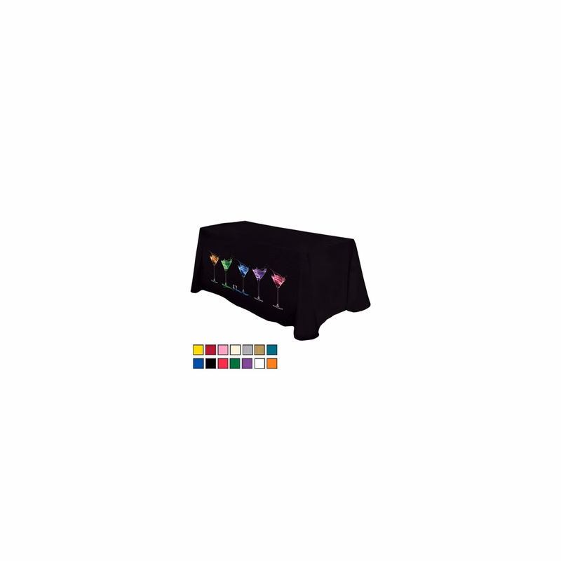 6 FT Polyester Tablecloth
