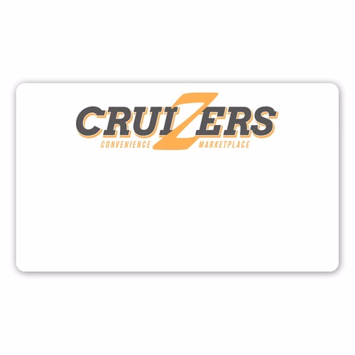 UV Printed Poly Name Badge/Tag w/ Pin Fastener (2.625"X4.5") Rectangle