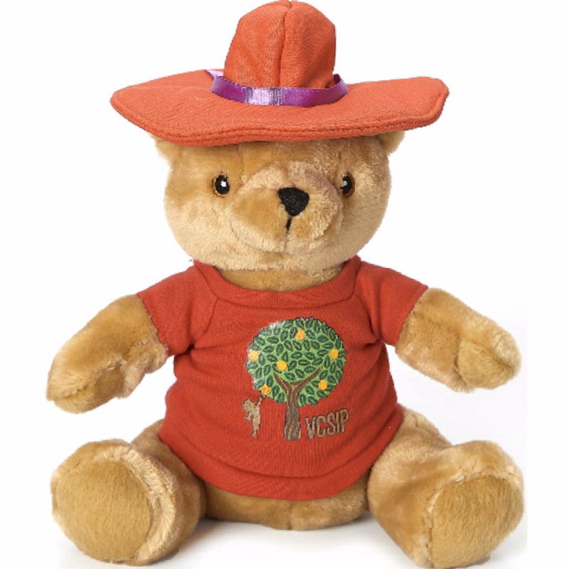 10" Ladies Red Hat Bear