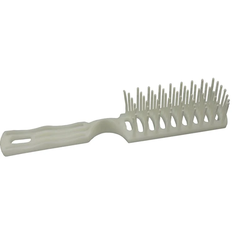 Vented Hairbrushes White - 7.75" 1