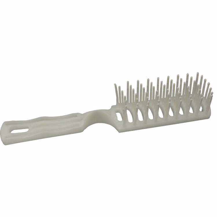Vented Hairbrushes White - 7.75"
