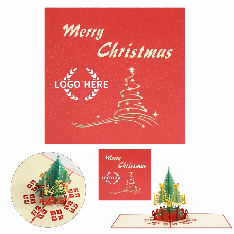 3D Christmas Tree Pop-Up Card
