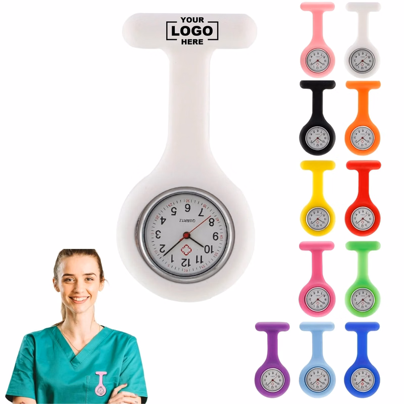 Silicone Nurse Pin Pocket Watch