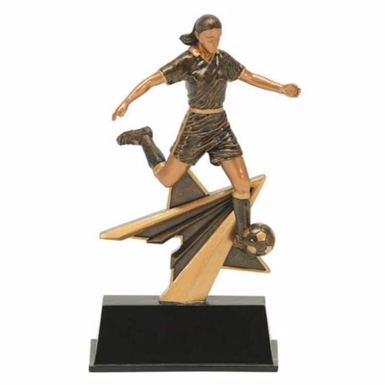 Soccer-Female Star Power Resin Figure