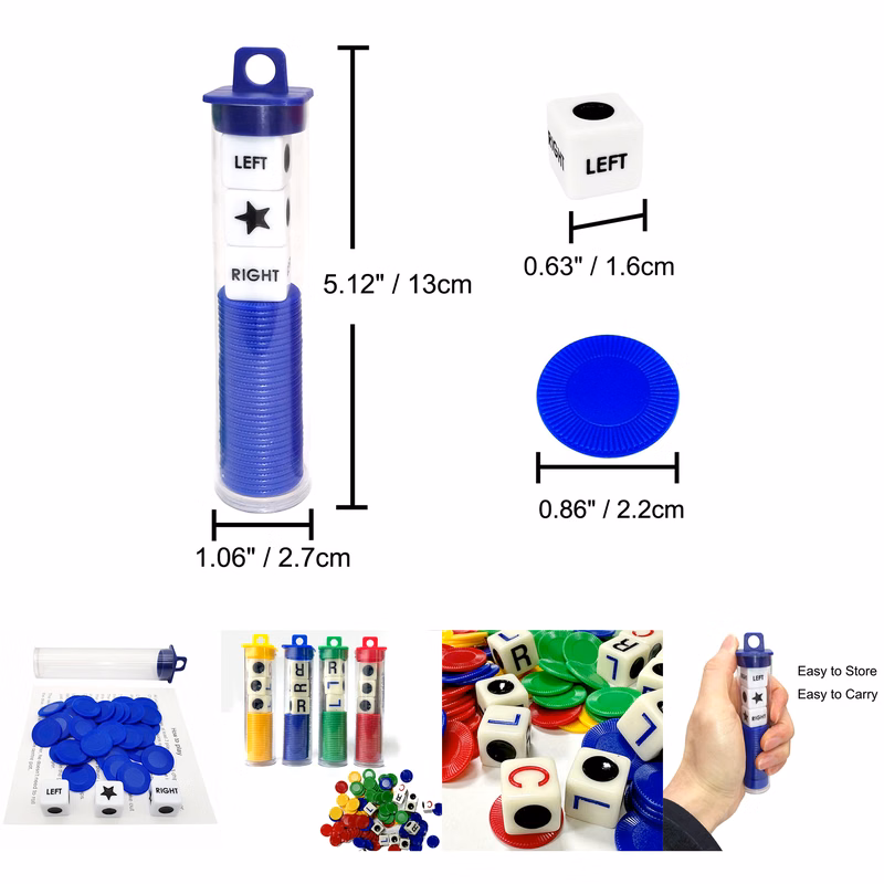 Left Right Center dice Game Prime Set