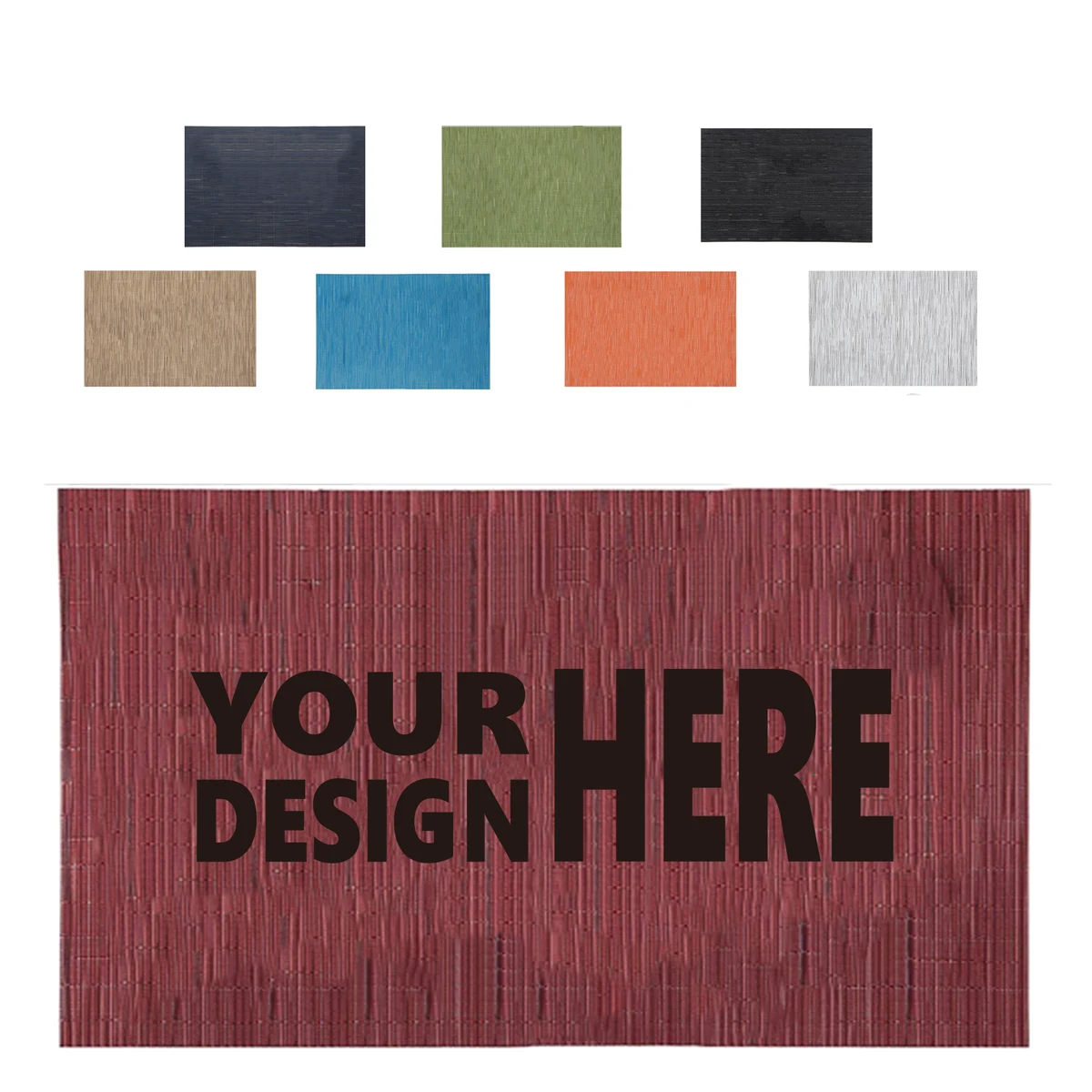 PVC Woven Placemat - Square Design 1