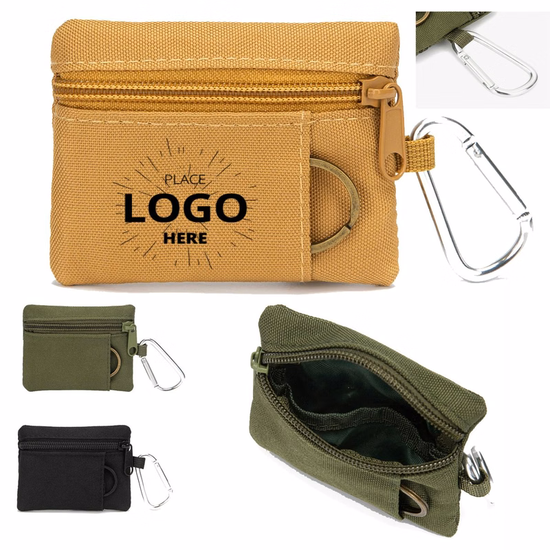 Breathable Water-Resistant Oxford Cloth Mini Multi-Functional Sports Wallet