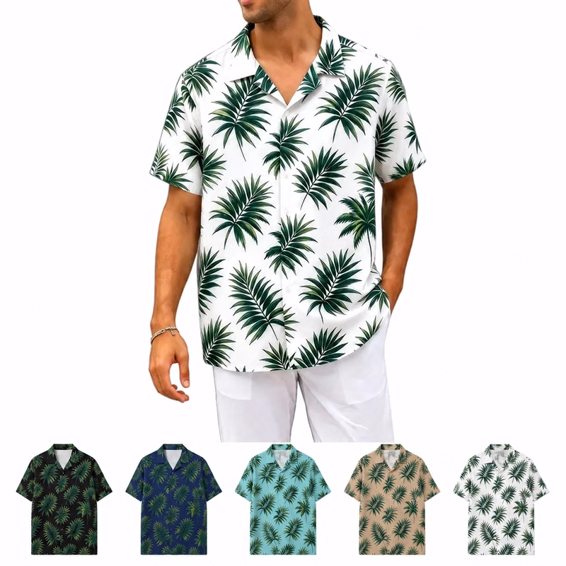 Aloha Shirt For Men Camp Collar