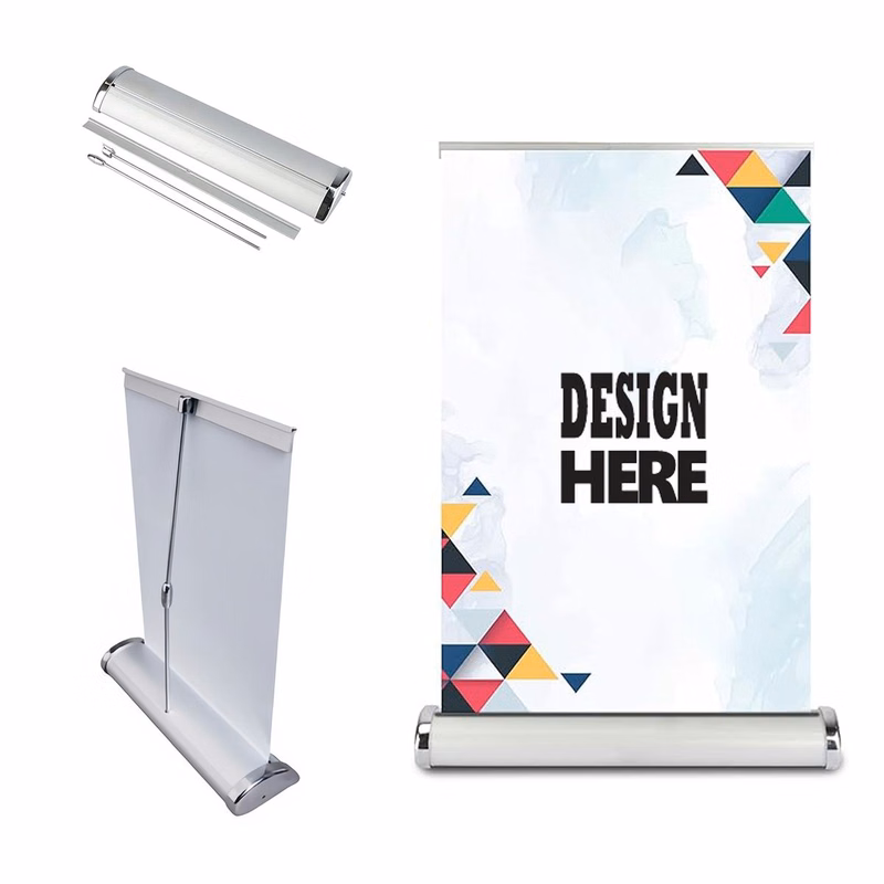 Retractable Tabletop Banner Stand
