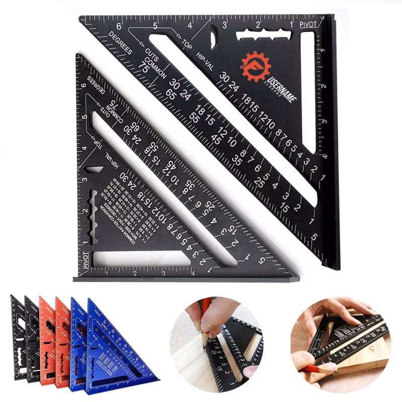 7" Carpenters Aluminum Rafter Square