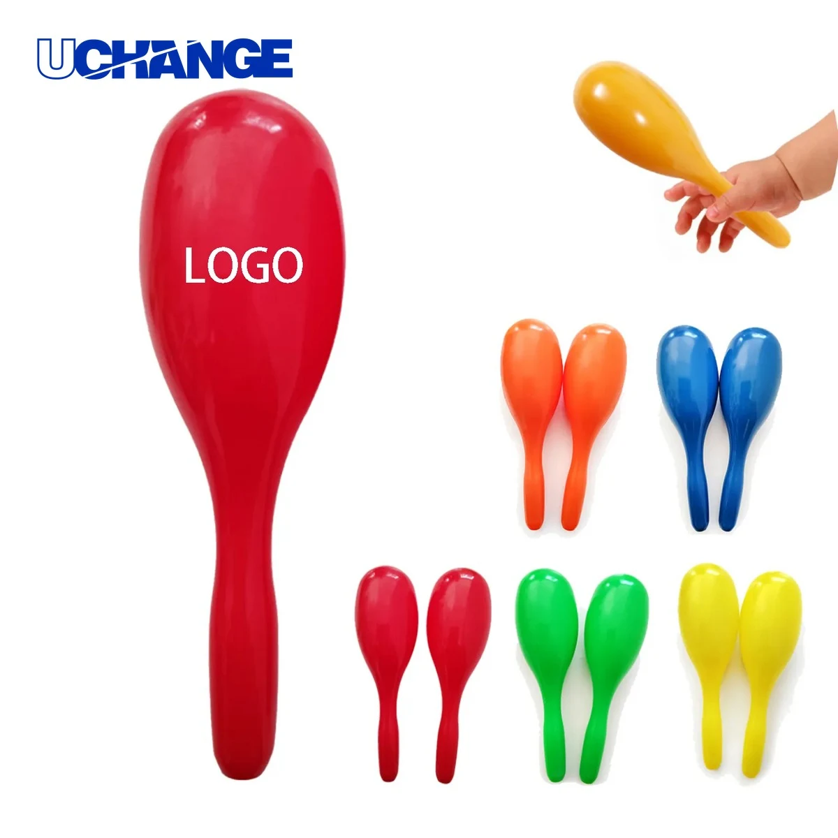 Maracas Musical Instrument Hand Percussion for Parties & Music Activities 1