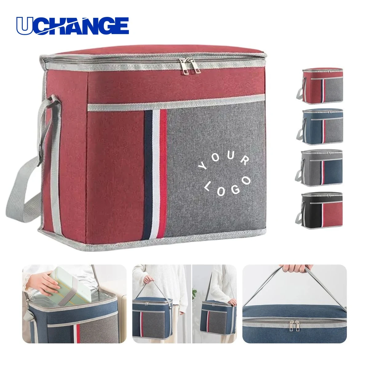 Oxford Cooler Bag Carrier with Water Repellent Fabric 1