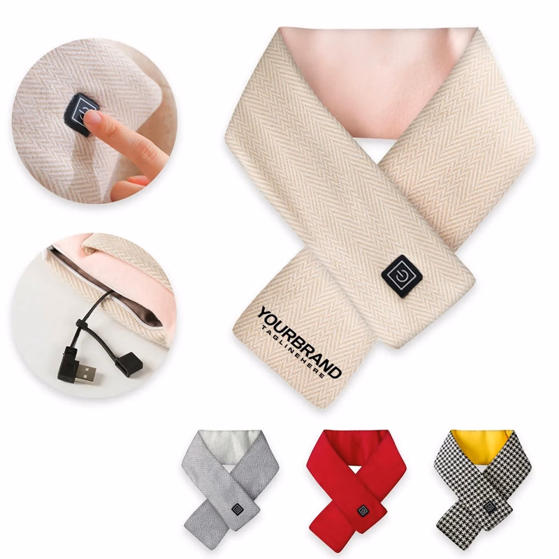 Winter Heated Scarf Indoor Outdoor Warm Graphene USB