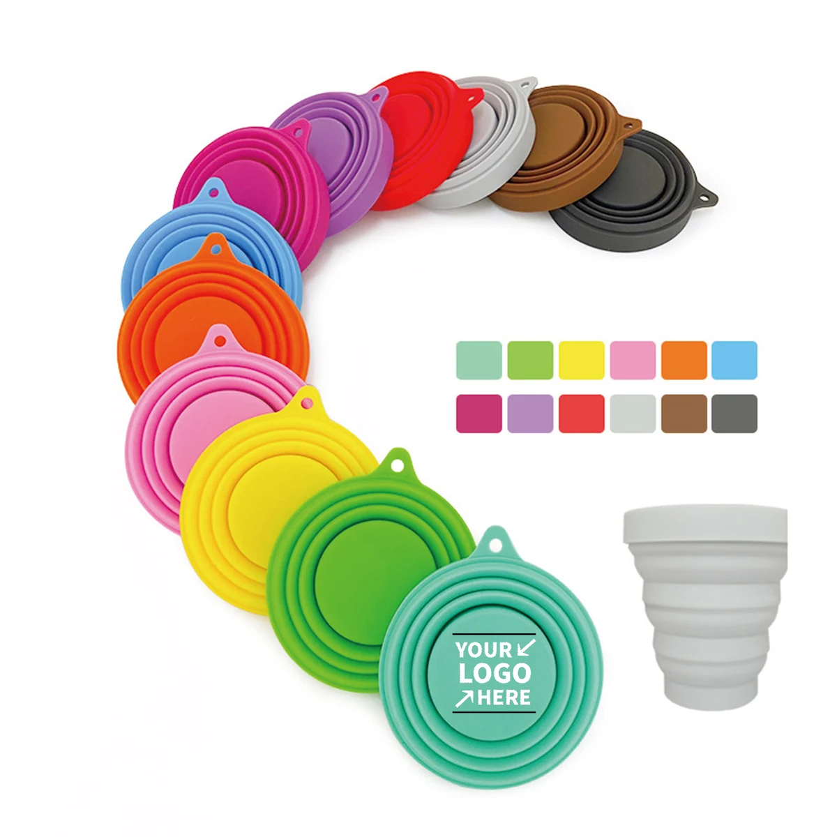 Collapsible Carabiner Pet Bowl 1