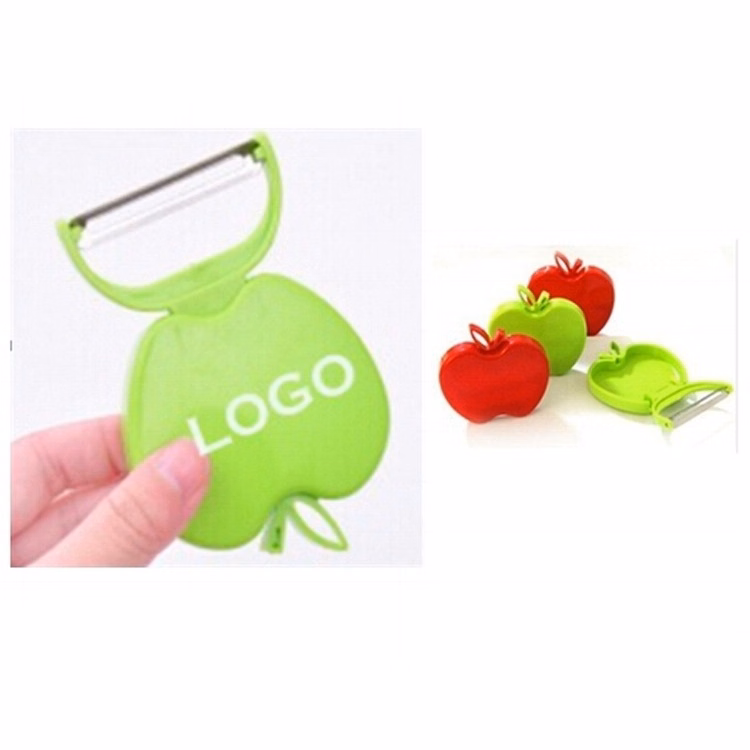 Foldable apple-style peeler