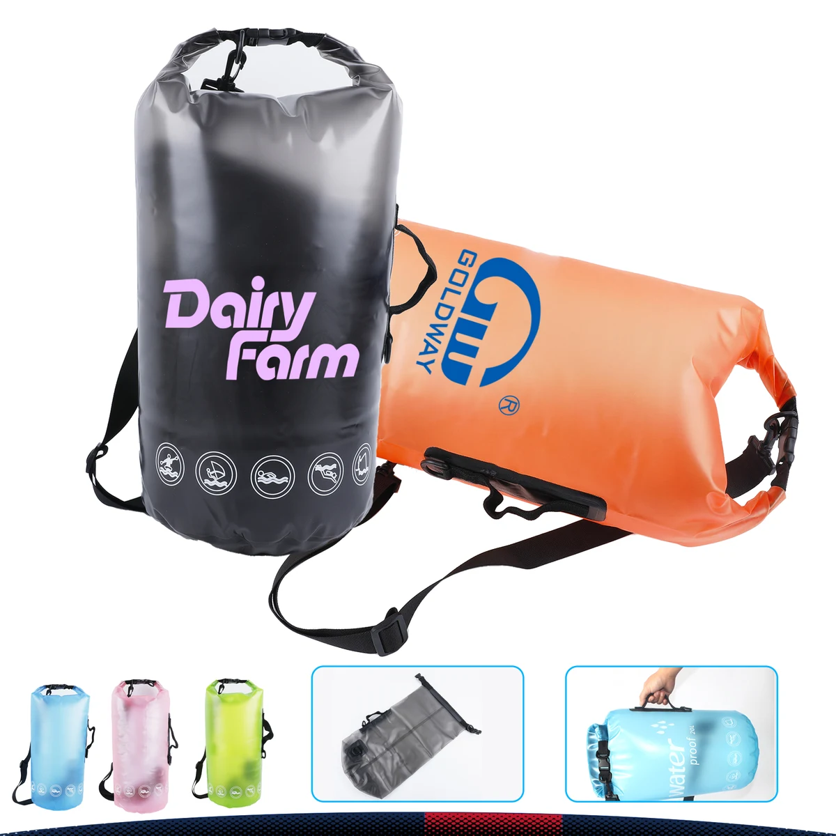 PVC Frosted Hiking Bags 1