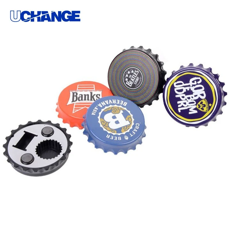 Beer Cap Opener Fridge Magnet Tool 1