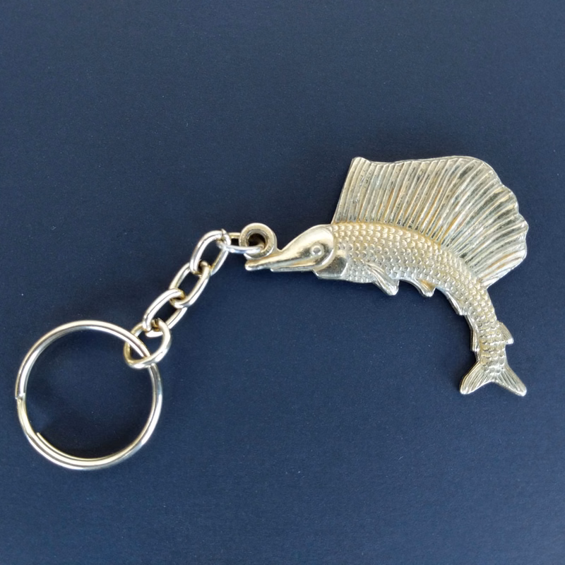 Solid Brass Nautical Key Chain
