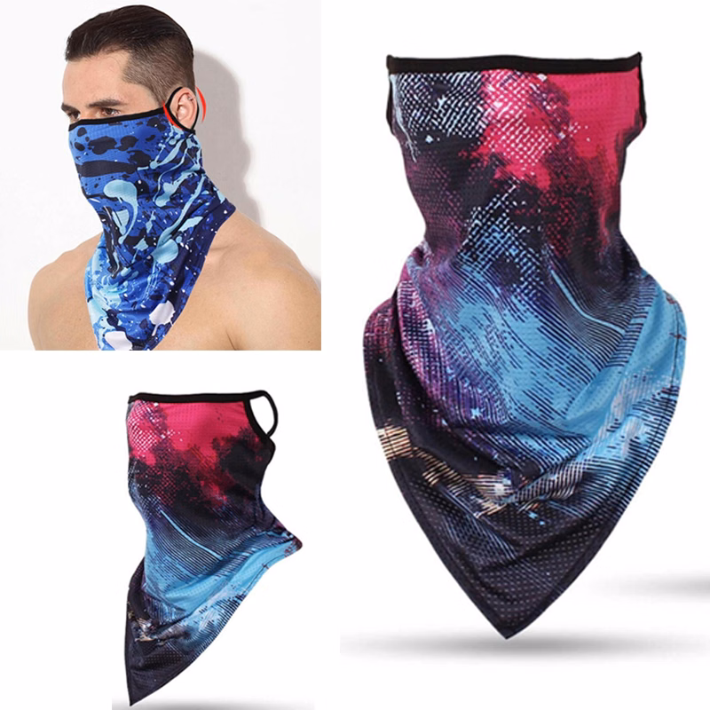 Neck Gaiter Face Bandana With Ear Loop