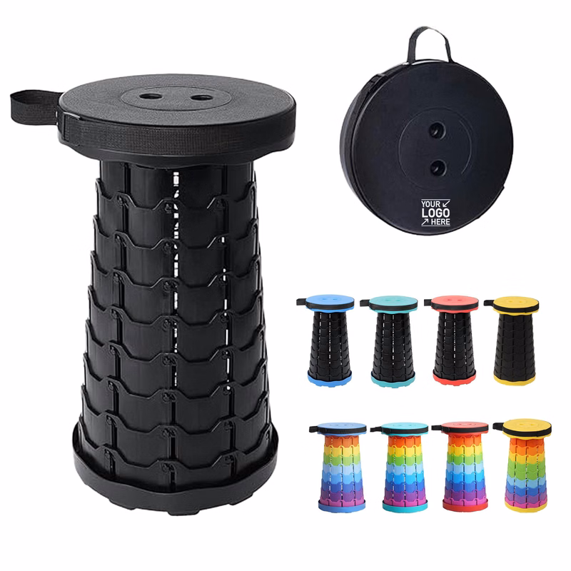 Foldable Telescoping Stool Camping Fishing Portable Stool