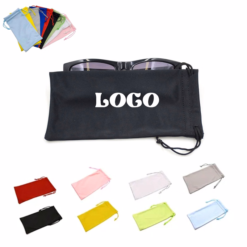 Microfiber Sunglasses Drawstring Pouch