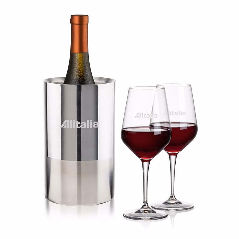 Catania Wine Cooler & Germain Wine Set