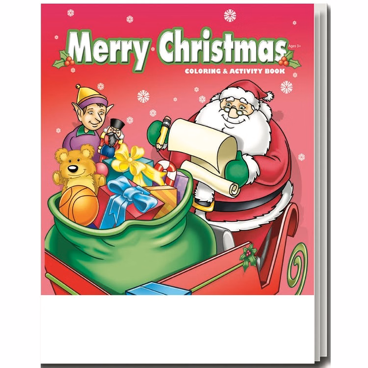 Merry Christmas Coloring Books - Ages 3-11