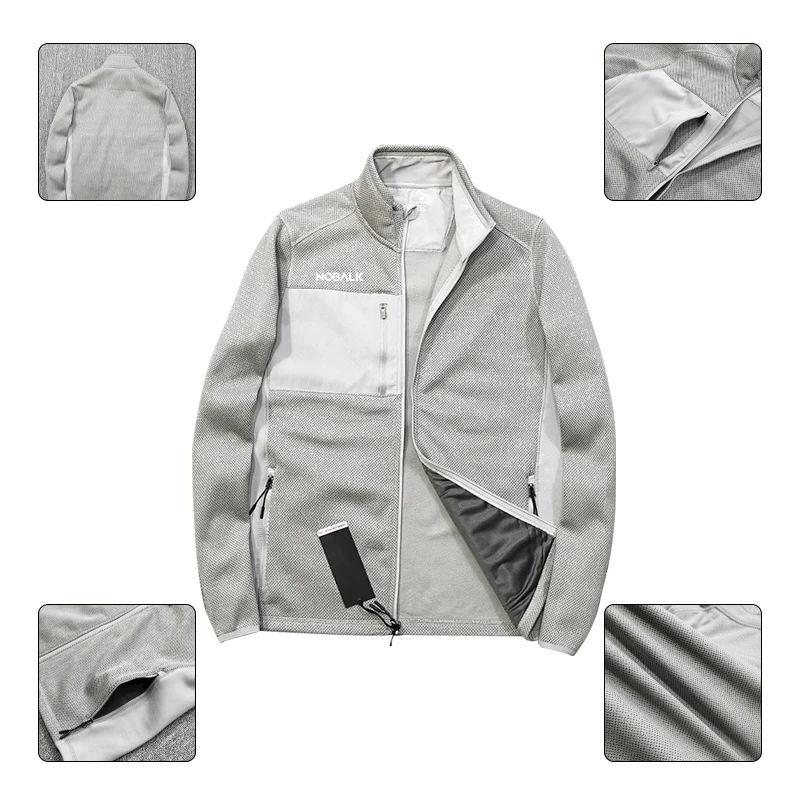 Men's Full-Zip Jacket For Outdoor Activities, Golf 1