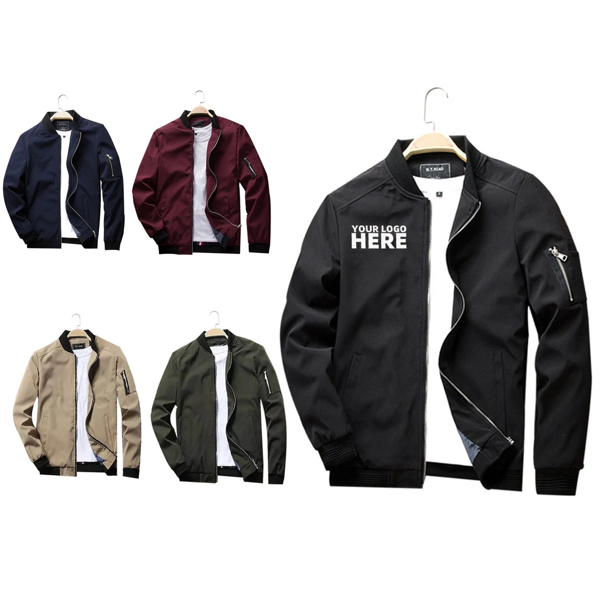 Men's Slim Fit Lightweight Sportswear Jacket 1