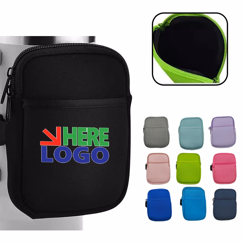MOQ 20 PCS Zippered Drinkware Pouch