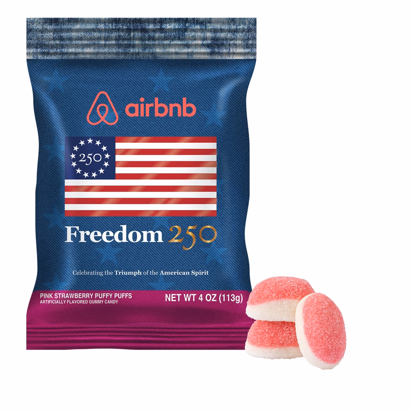 Freedom250- 4oz. Digibag-Strawberry Puffs
