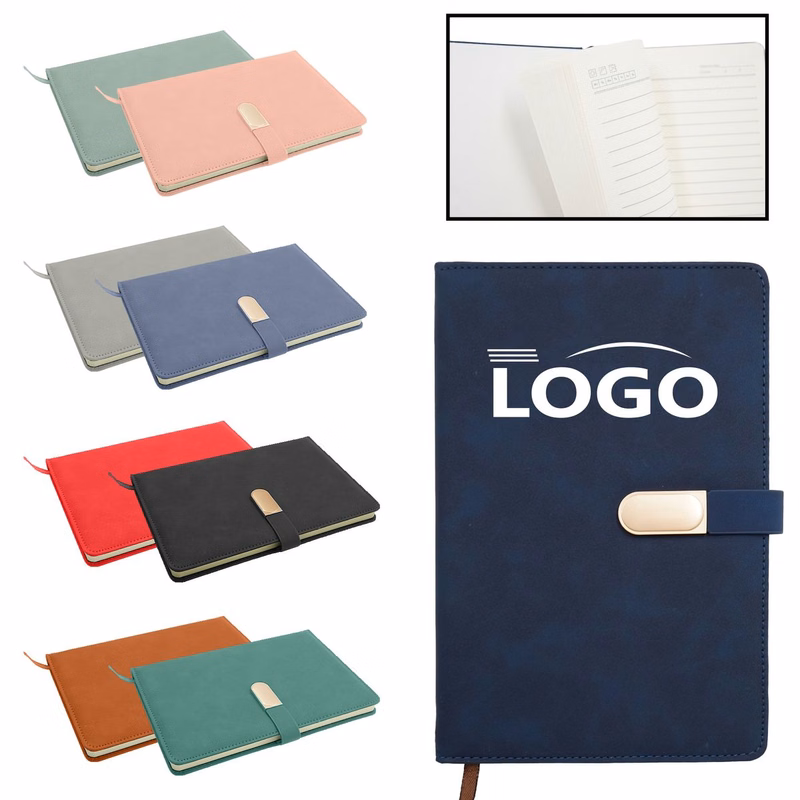 Magnetic Button Notebook