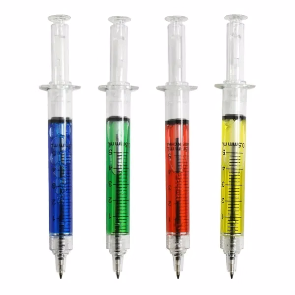 Custom Syringe Ballpoint Pen, 4.92 Length — Healthcare Professional Gift