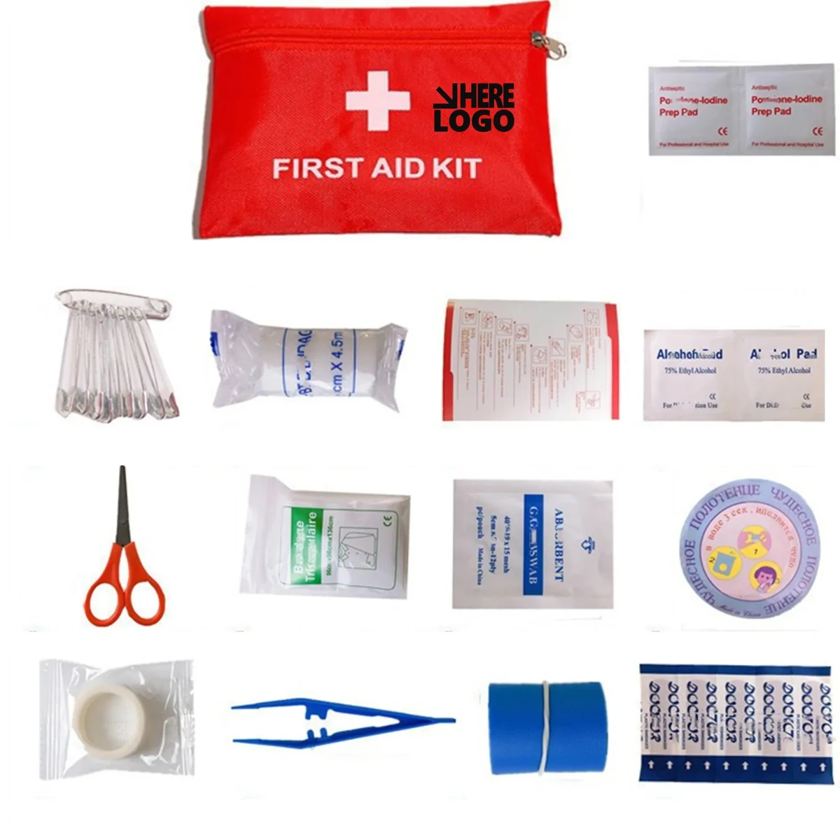 14pcs Personal First Aid Kit Sets 1