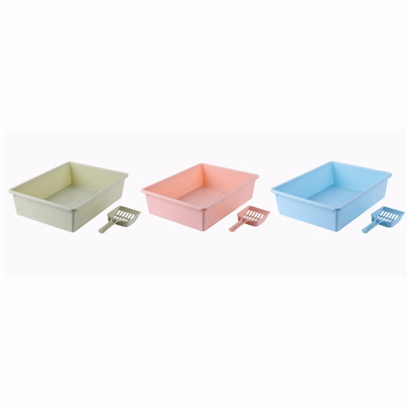Plastic Open Cat Litter Box