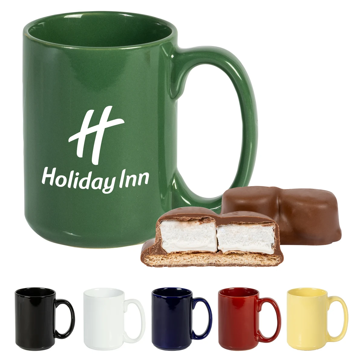 15 Oz. Ceramic Mug With Mini S'mores Kit 1