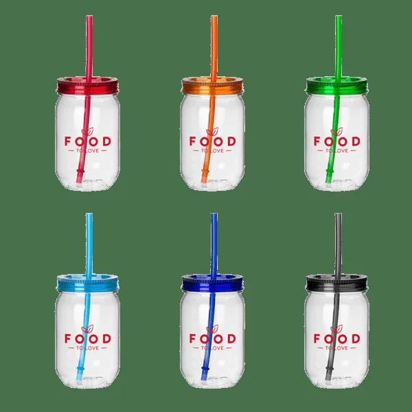 Fiesta Mason Jar Tumbler - 22 Oz. 1