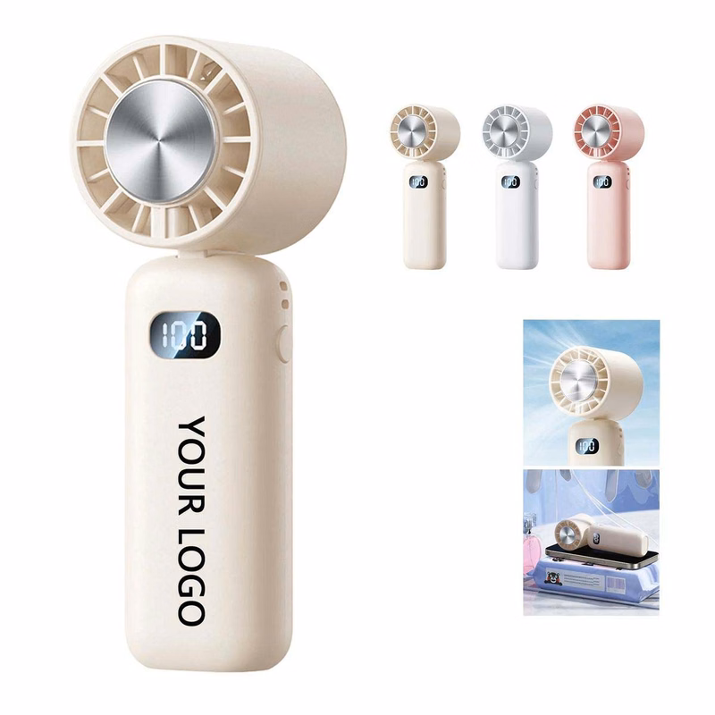 Rechargeable Fan with 4000mAh Battery and 5 Speeds
